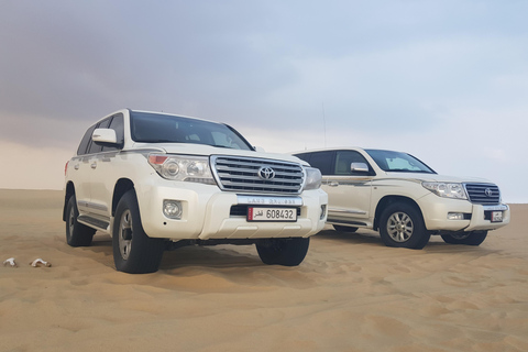 Doha: Safári de meio dia no deserto com passeio de camelo e sandboardDoha: Safári no deserto de meio dia com passeio de camelo e sandboard