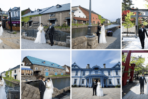 Hokkaido: Wedding Photo Tour with Snowy Landscapes & Styling