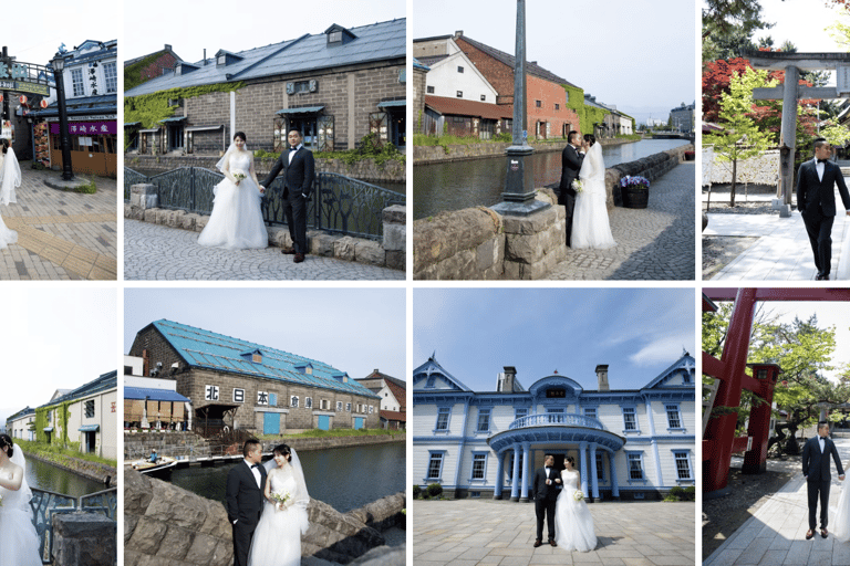Hokkaido: Wedding Photo Tour with Snowy Landscapes & Styling