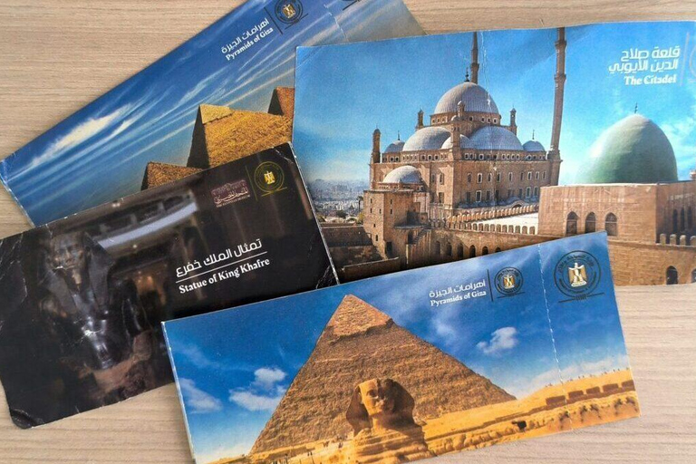 Le Pass du Caire : Une expédition de deux jours pour découvrir les merveilles de l'histoireCairo Pass All Inclusive (billets, guide et voiture)