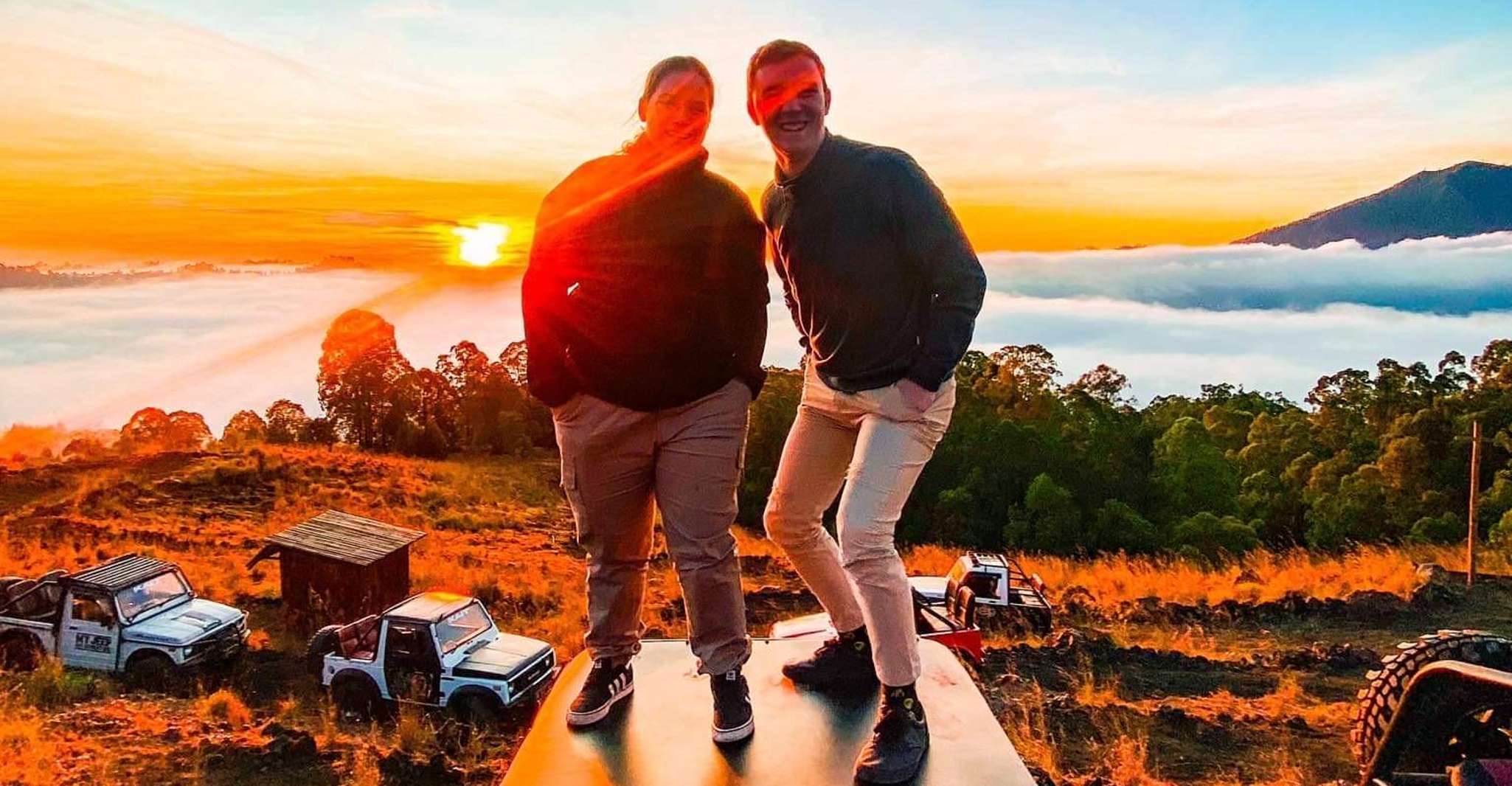 Bali, visite guidée du mont Batur Jeep Sunrise avec petit déjeuner - Hizvo