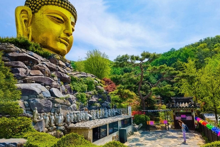 Séoul : visite du temple Waujeongsa, de l&#039;ancienne forteresse et du parc des séries téléviséesSéoul : visite du temple Waujeongsa, de l&#039;ancienne forteresse et du parc Drama