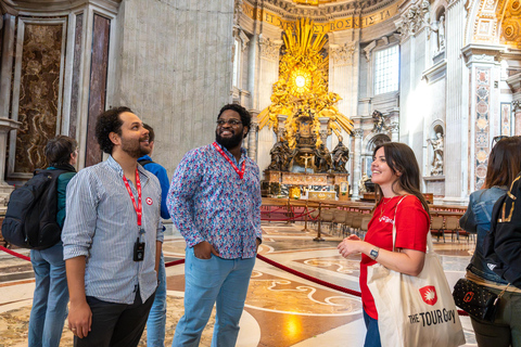 Rzym: Ekspresowa wycieczka do Bazyliki Świętego Piotra, Groty i Drzwi Świętych