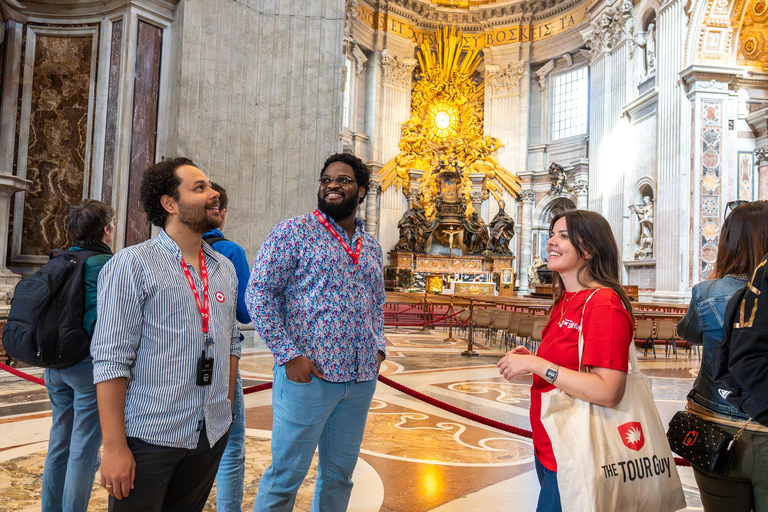 Rzym: Ekspresowa wycieczka do Bazyliki Świętego Piotra, Groty i Drzwi Świętych