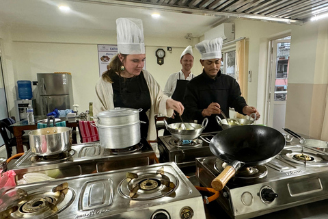 Momo maken en kookles in Kathmandu