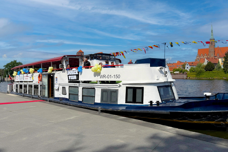 Wrocław: Odra River Boat Cruise with Audio Guide