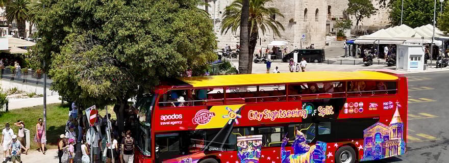 Split : visite en bus à arrêts multiples