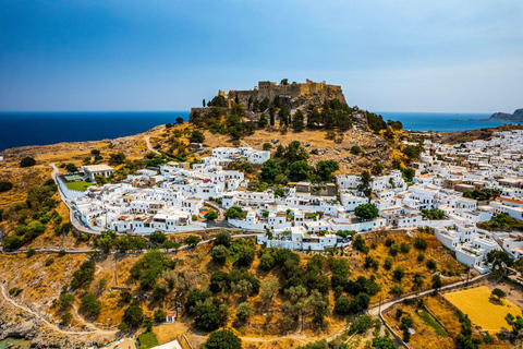 Excursão particular de um dia a Rodes, Lindos e Seven Springs