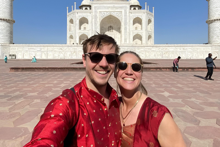 Desde Delhi: tour de 1 día al Taj Mahal y Agra con traslados al hotelDesde Delhi: tour privado con coche, conductor y guía