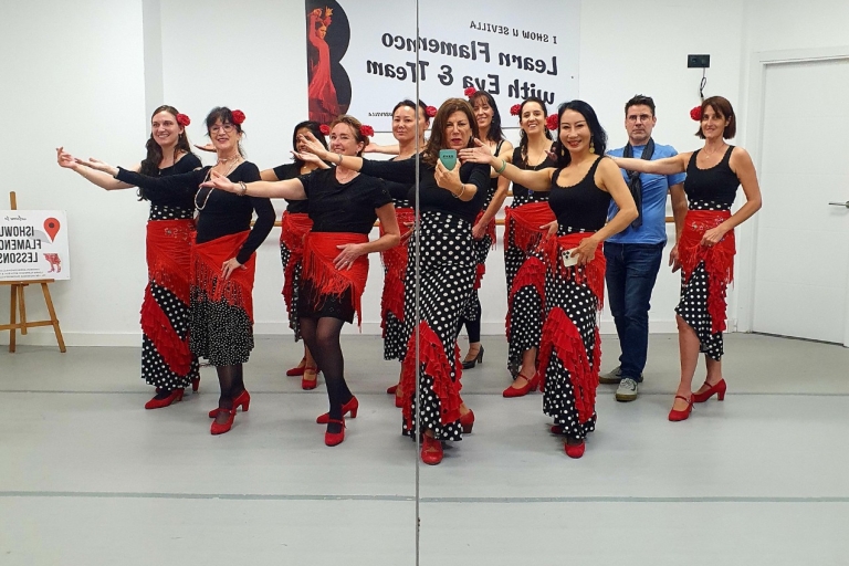 Séville : cours de flamenco de 1 h pour débutants