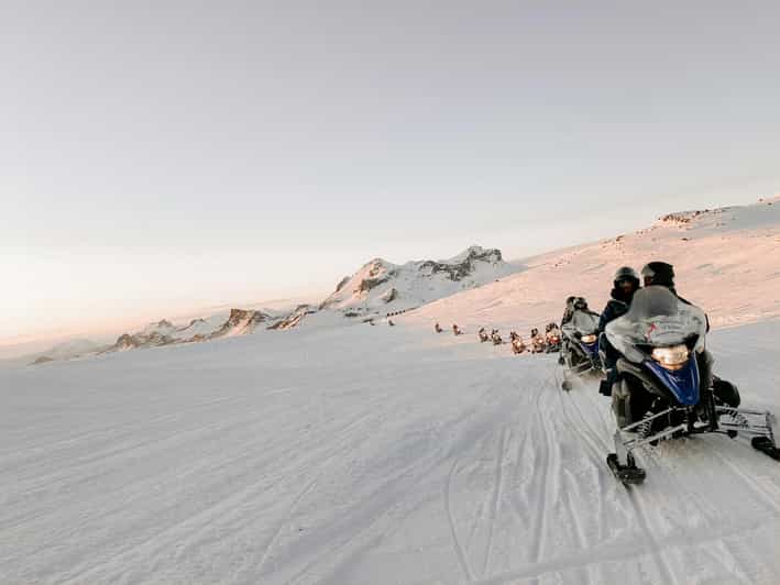 Private Golden Circle with Snowmobile Ride from Reykjavik