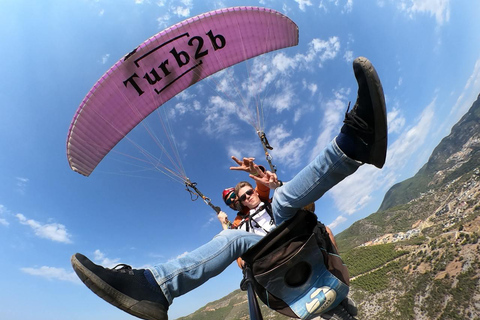 Från Antalya Paragliding till Alanya med linbanefärd