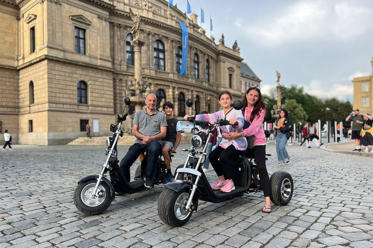 Prague: 2 hours FUN TRIKE tour in Prague with guide Prague: 2 hours FUN e-TRIKE tour with Guide