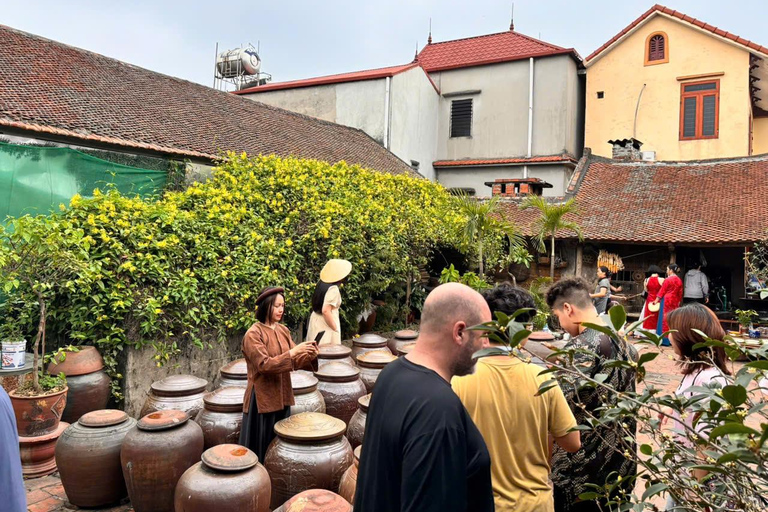 Hanoi: Duong Lam, Carpentry & Silk Village Or Incense & Hat Private: Incense Village & Hat Village & Silk Village