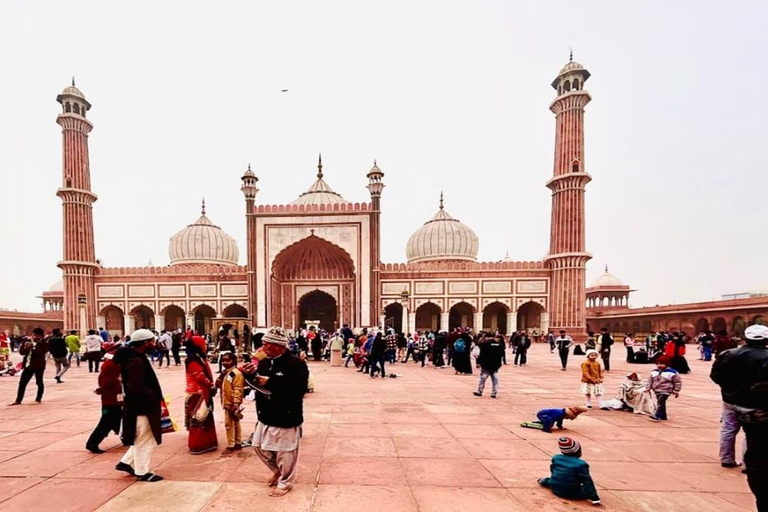 From Delhi: Heritage & Culture Tour with Tuk-Tuk Ride Old & New Delhi Tour With Car & Guide Only