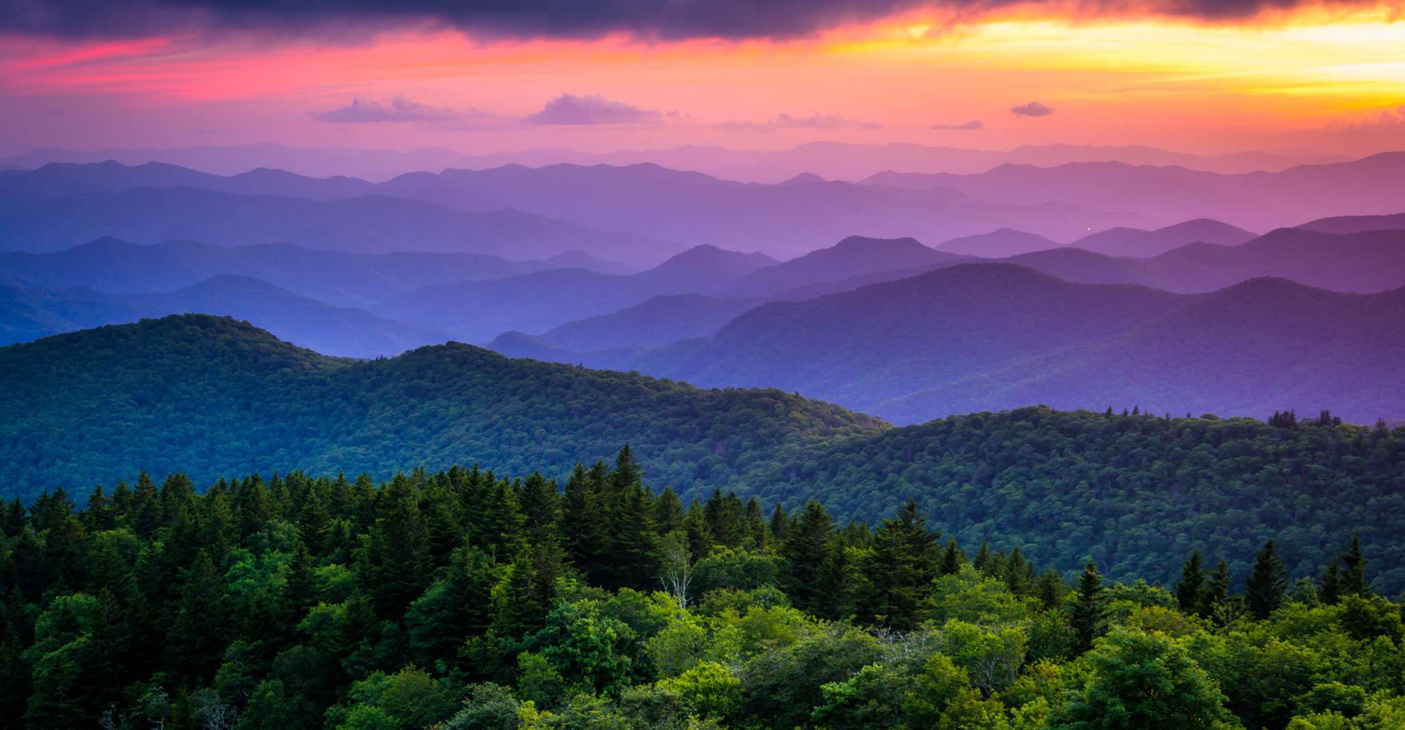 Blue Ridge Parkway (Sur) Tour de conducción con audioguía - Hizvo
