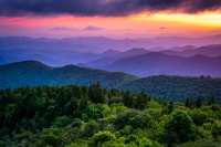 Blue Ridge Parkway (Sur) Tour de conducción con audioguía - Hizvo