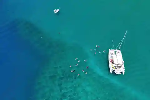 Modern Private Catamaran excursion + drinks Lunch and Music.
