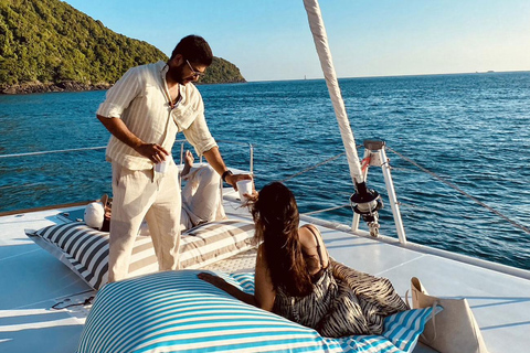 Phuket: Private Catamaran to Raya and Banana Beach