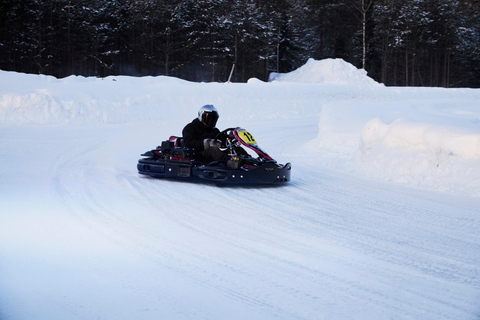 Rovaniemi: Lappland Winter Park Ice-Karting Aktivität