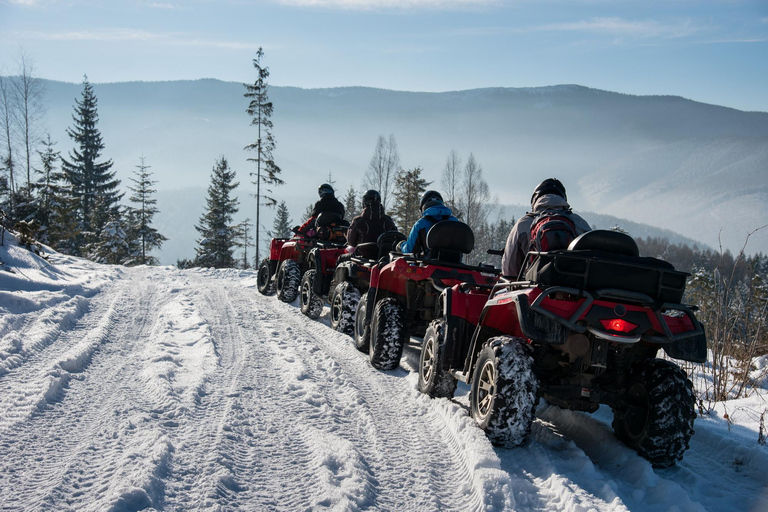 Zakopane: Aventura de quadriciclo com spa termal e sessão de degustação