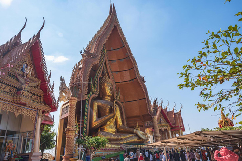 Vanuit Bangkok: Kanchanaburi, River Kwai en Erawan waterval