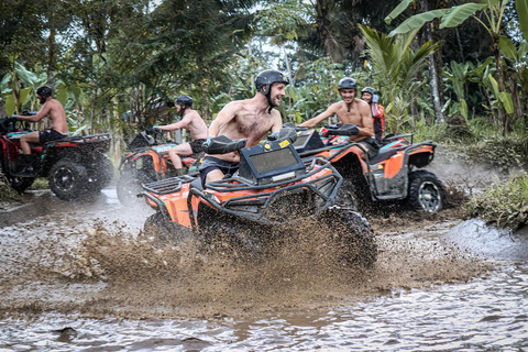 Ubud: 350CC ATV Adventure with Blangsinga Glass Bridge Tour 350CC Tandem ATV Ride + Blangsinga Glass Bridge Tour