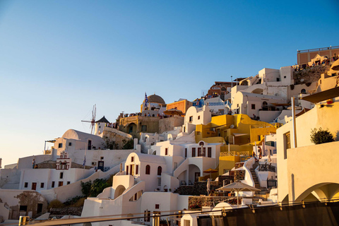 From Fira: Santorini Highlights Minibus Tour with Oia Sunset