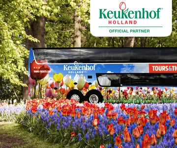 Vanuit Amsterdam: Dagtrip Keukenhof en optionele grachtenrondvaart