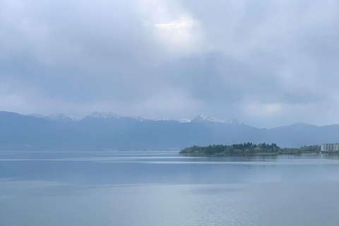 Ohrid: Golden Hour Catamaran Cruise with Drinks & Wi-Fi