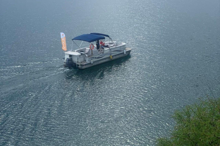 Ohrid: Golden Hour Catamaran Cruise with Drinks & Wi-Fi