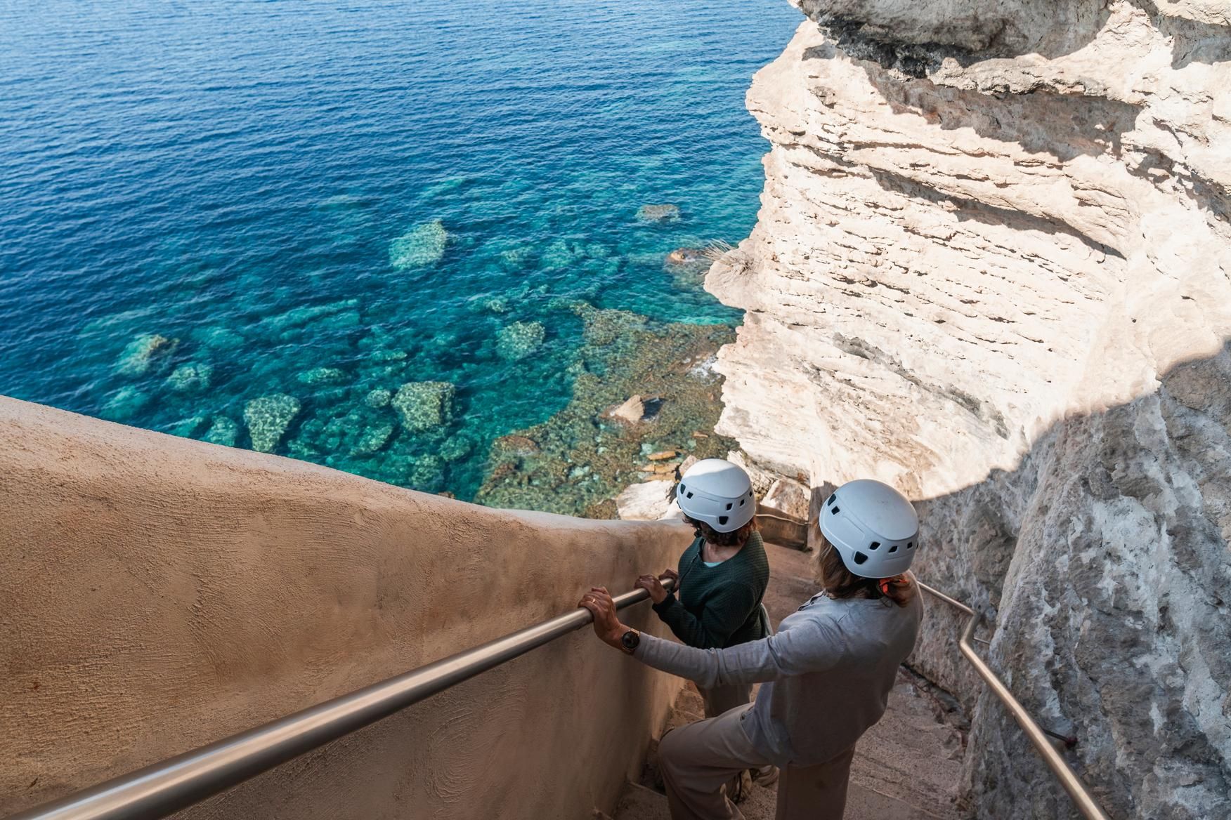 Private Nutzung der Treppe des Königs von Aragon