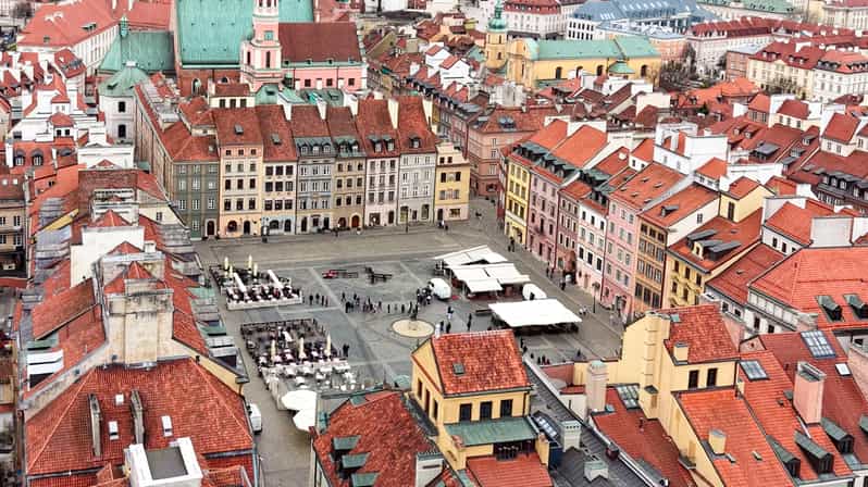 Warsaw Old Town Walking Tour with Drone Photos