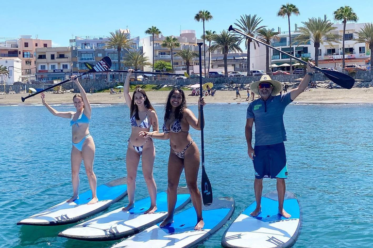 Gran Canaria : Stand Up Paddle (SUP) course, Arguineguín. 2 hours. Gran Canaria : Paddle Surf Course, Arguineguín. 2 hours.