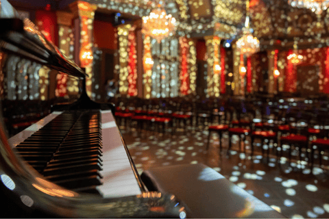 Vienna: concerto di Strauss dal vivo con cantante, orchestra e spettacolo di luciCategoria VIP: 1 - Seconda fila (incluso libretto del programma del concerto)