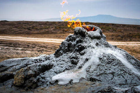 Absheron: Gobustan, Pink Lake, and Burning Mountain Tour