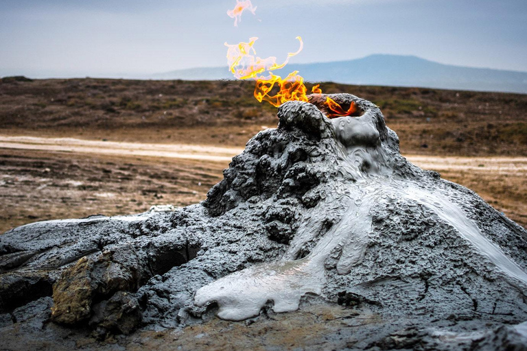 Absheron: Gobustan, Pink Lake, and Burning Mountain Tour