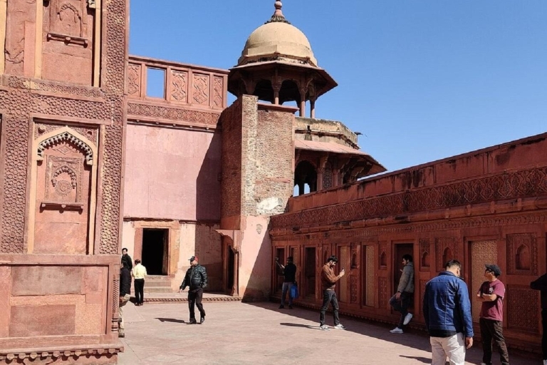 Privé Agra-tour en Fatehpur Sikri transfer naar Jaipur
