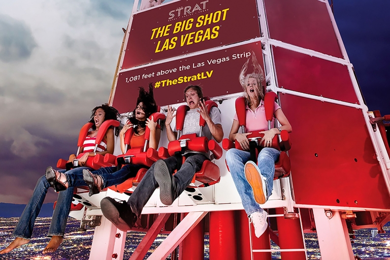 Las Vegas: STRAT Tower - Thrill Rides Admission Unlimited Rides Pass