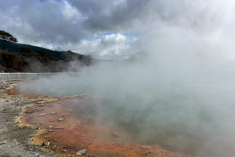 Von Rotorua WAI-O-TAPU + Lady Knox Geysir + Mud Pool Combo
