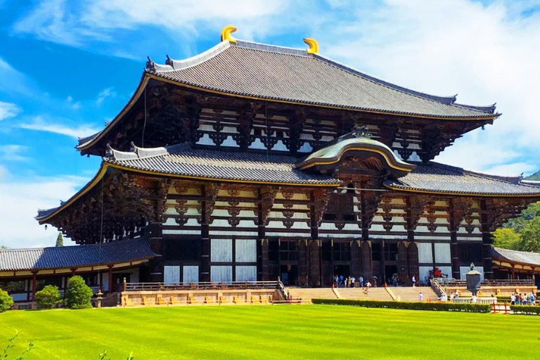 Kyoto och Nara dagstur med Kiyomizu-dera, Nara Park &amp; tempel9:50 upphämtning i Kyoto