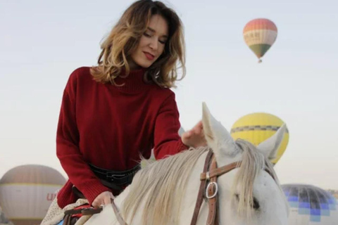 Cappadocia: Sunset Horseback Riding Tour with Transfer
