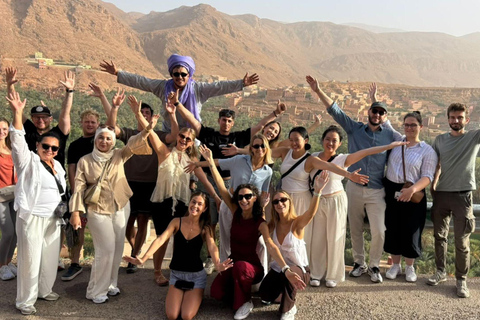 From Fes: 3-Day Merzouga Desert Tour to Marrakech Standard Desert Camp Experience (Shared Facilities)