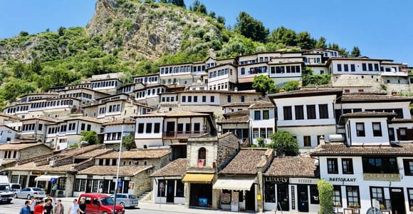 From Tirana/Durres/Golem: Berat UNESCO & Belshi Lake Day Tour