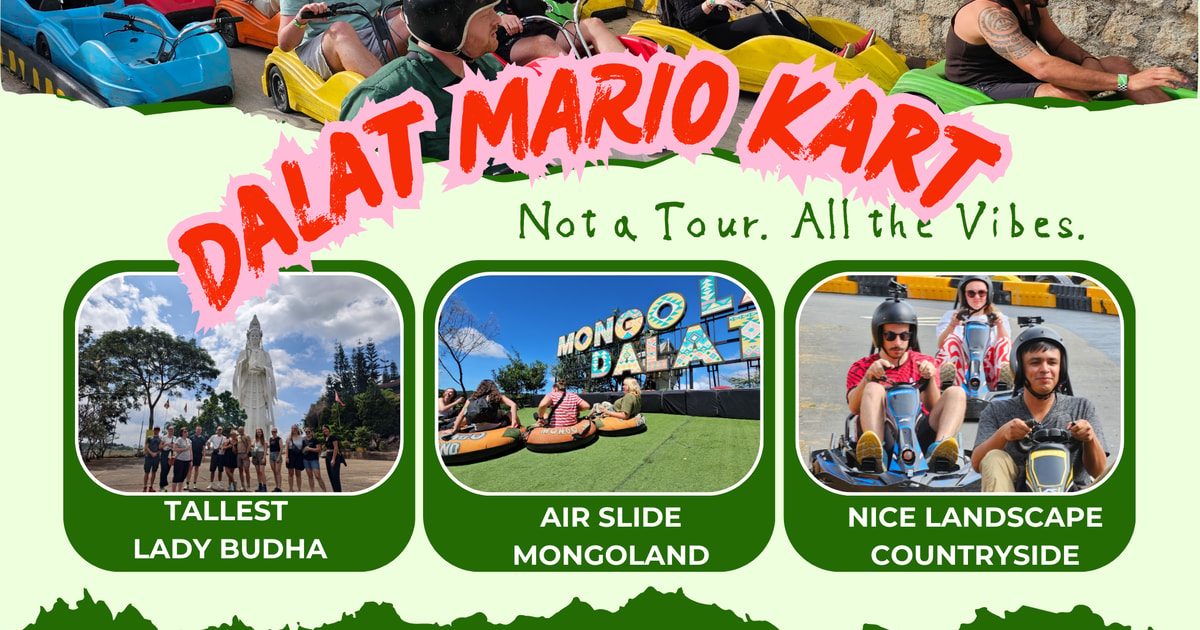 Dalat: Mario kart - Mongo Land - Countryside Tour | GetYourGuide