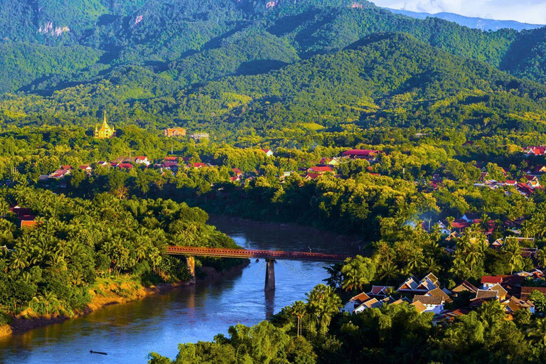 Luang Prabang: Almsgiving, Temples, and Market Tour