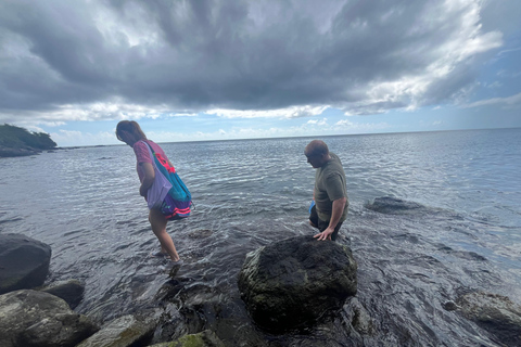 Hike St. Kitts: Sea Glass Discovery at Volcanic Beach Private Hike St. Kitts: Sea Glass Discovery Volcanic Beach