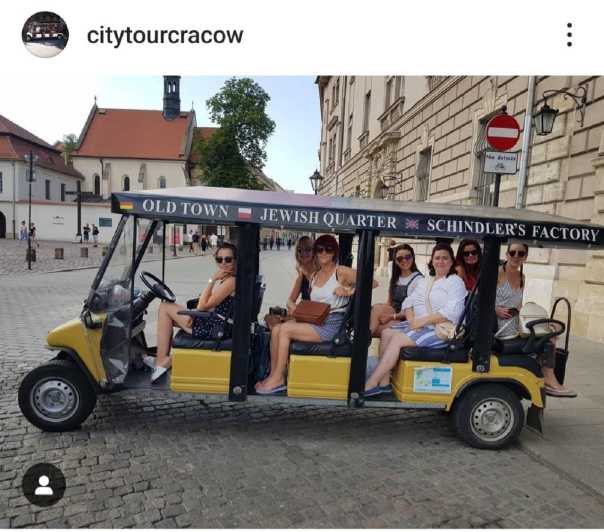 Byrundtur Kraków i golfbil