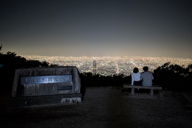 Osaka : visite nocturne du mont Ikoma avec la ligne d'horizon
