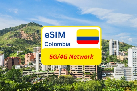 Cali: Colombia eSIM Data Plan for Travel 5GB/10 Days